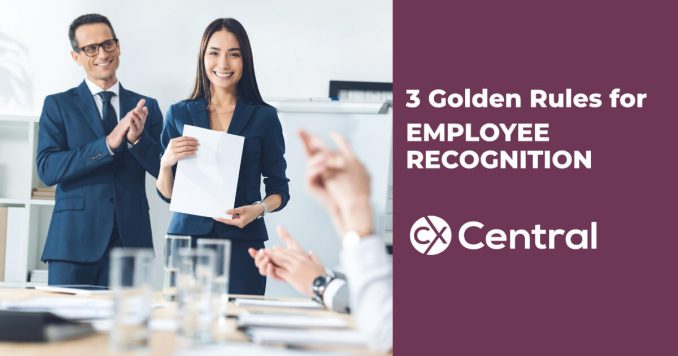 3 Golden rules for employee recognition