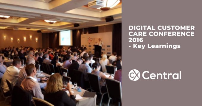Digital Customer Care Conference 2016 Key Learnings