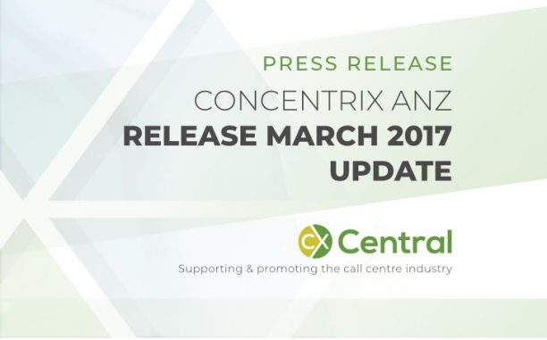 CONCENTRIX ANZ RELEASE MARCH 2017 UPDATE
