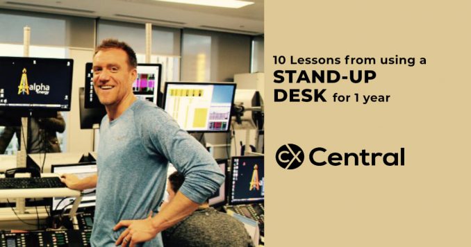 Lessons from using a stand-up desk for a year
