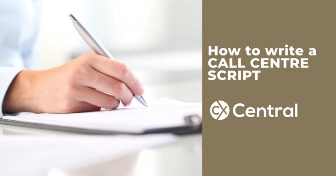 How to write a call centre script that gets results