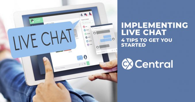 4 Tips to Implementing live chat in a contact centre