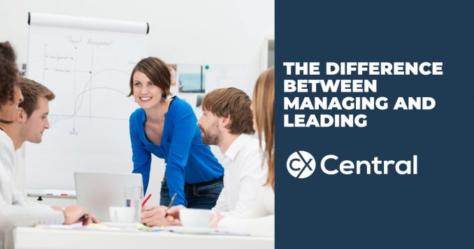 The difference between Leading versus managing at work