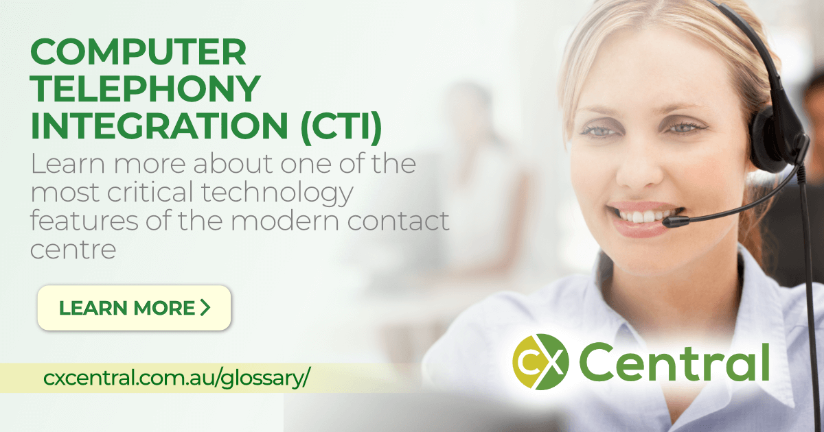 What is Computer Telephony Integration (CTI) for call centres?