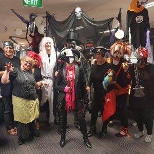 Halloween dress up in the call centre