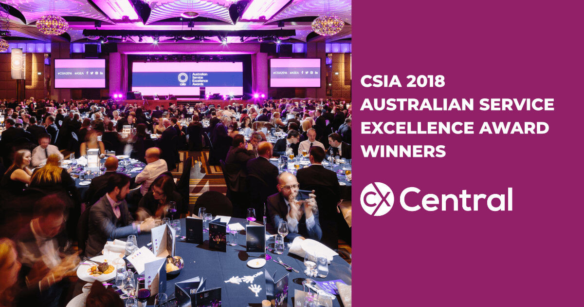 CSIA 2018 Australian Service Excellence Award Winners - CX Central