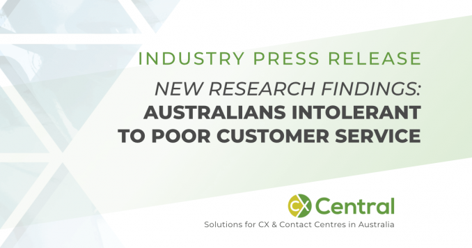 Australians intolerant to poor customer service