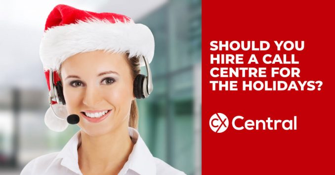 hiring a call centre for the holidays