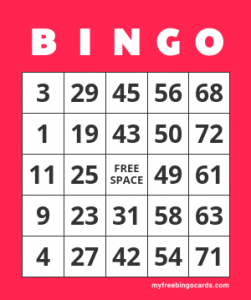 Bingo is a great game to play in the call centre