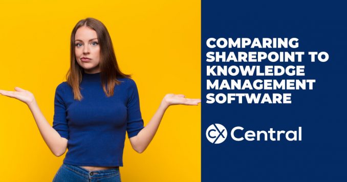 Comparing Sharepoint to Knowledge Management Software