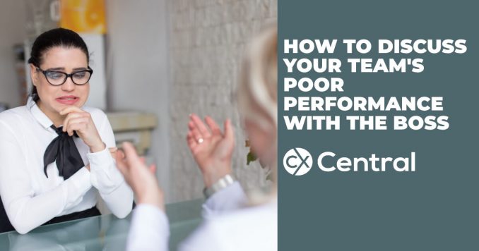 How To Discuss Your Call Centre Team’s Poor Performance With Your Boss