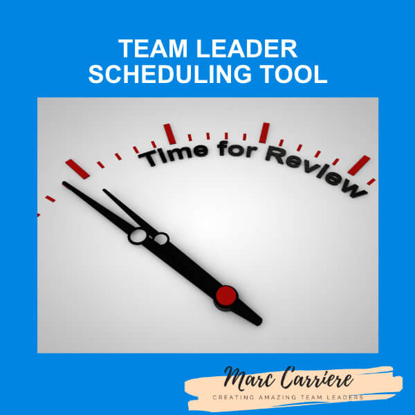 Scheduling tool for call centre team leaders
