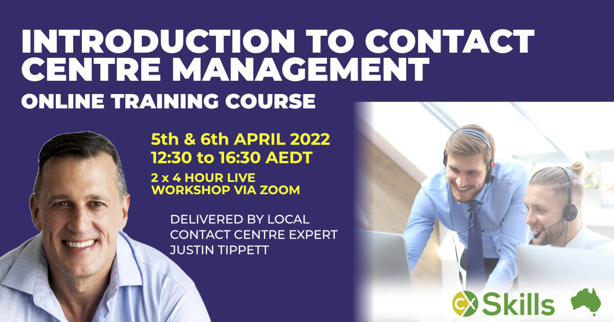 Introduction to Contact Centre Management April 2022 Training course