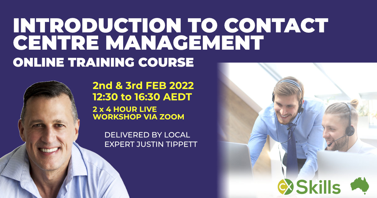 Introduction to Contact Centre Management Training course Feb 2022