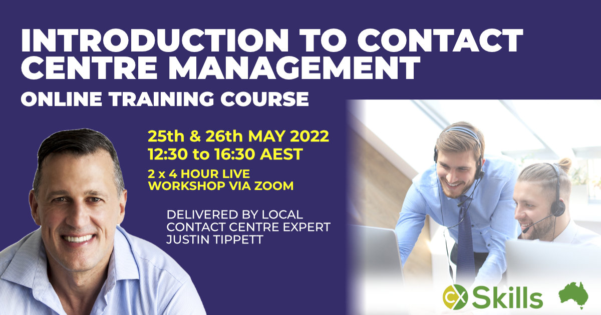 Introduction to Contact Centre Management Training course May 2022